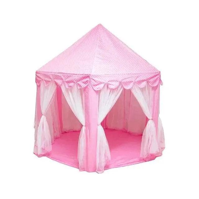  Portable Kids Toy Tipi Tent Princess Pink Girl Castle Play House -  ToylandEU™