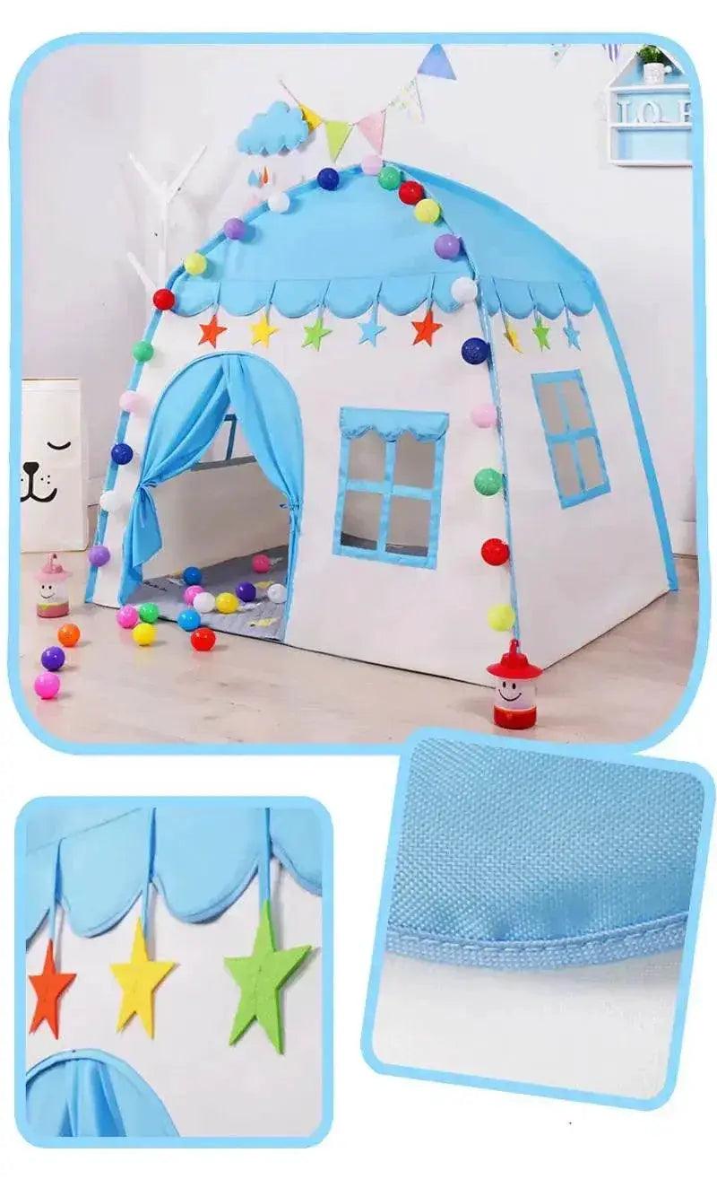  Children's Tent Indoor Outdoor Games Garden Tipi Princess Castle Teepee Playhouse -  ToylandEU™