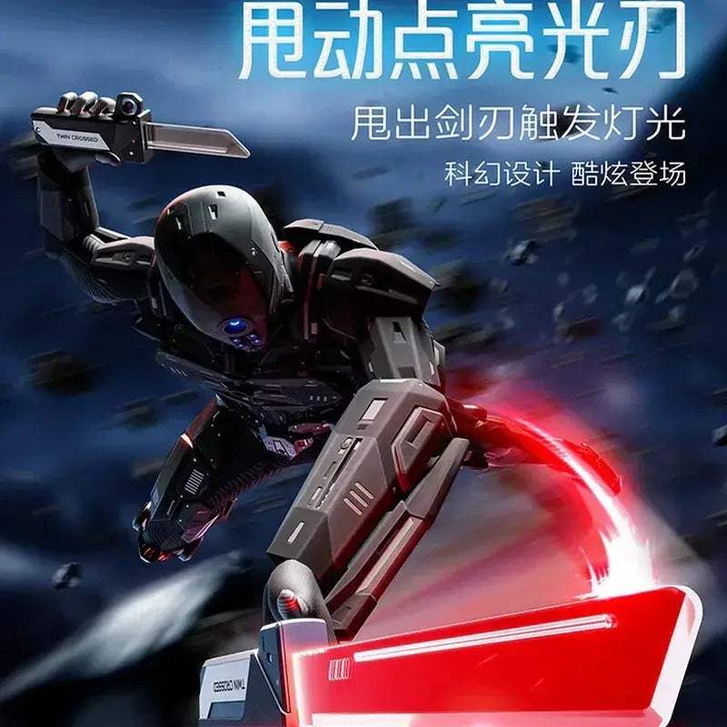 Telescopic Lightsaber Toy With Dual Color LED Lights - ToylandEU