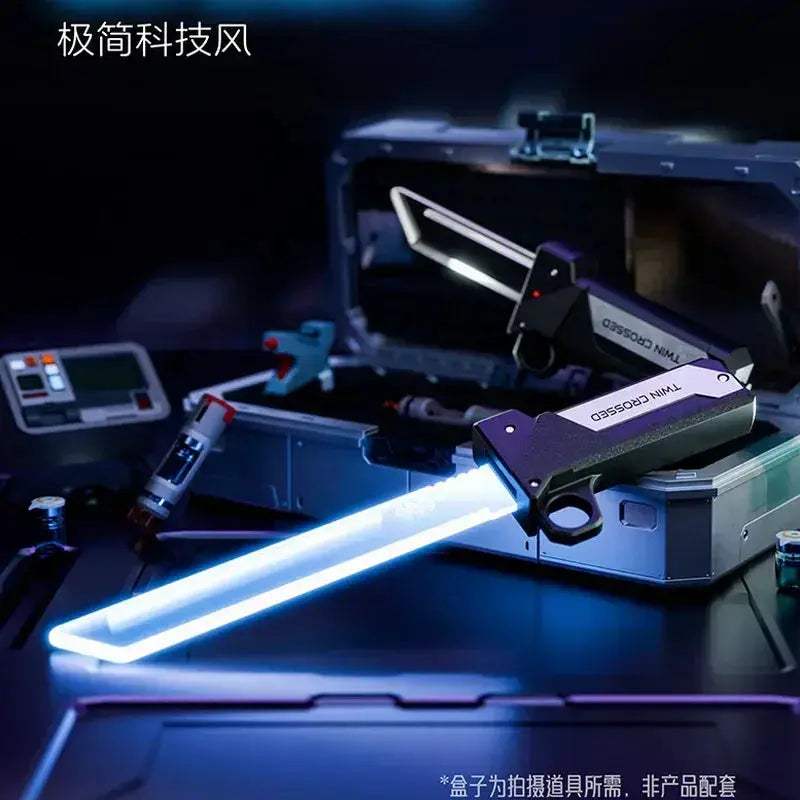 Telescopic Lightsaber Toy With Dual Color LED Lights - ToylandEU