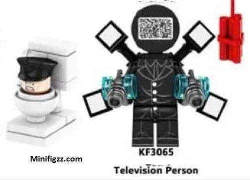 Lego Compatible Television Building Block Figure Durable Abs - ToylandEU