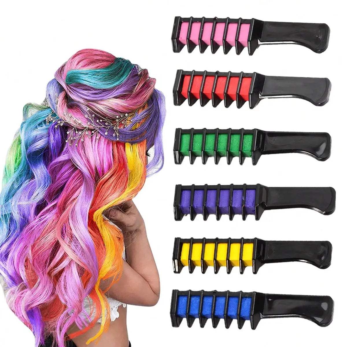  Temporary Hair Dye Set For Kids Washable Chalk -  ToylandEU™