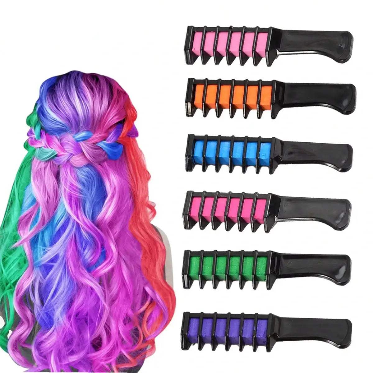  Temporary Hair Dye Set For Kids Washable Chalk -  ToylandEU™