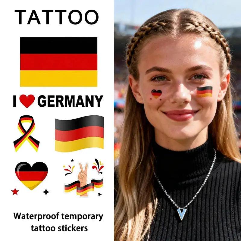  European Flag Temporary Tattoo Waterproof Long Lasting -  ToylandEU™