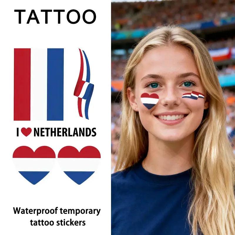  European Flag Temporary Tattoo Waterproof Long Lasting -  ToylandEU™