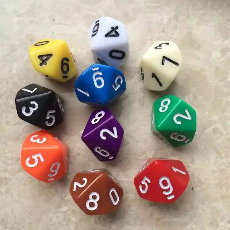 Ten Sided Dice Math Manipulatives For Classroom Learning - ToylandEU