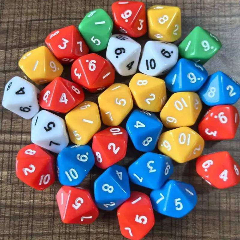 Ten Sided Dice Math Manipulatives For Classroom Learning - ToylandEU