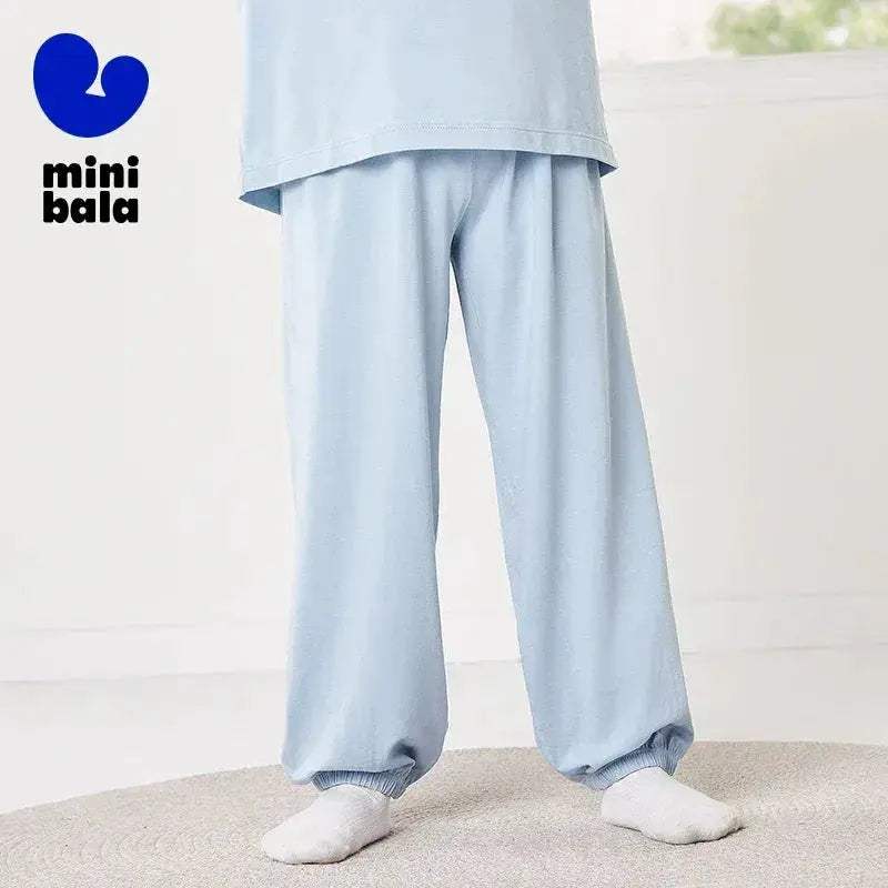 Tencel Antibacterial Kids Lounge Pants For Summer Sleepwear - ToylandEU