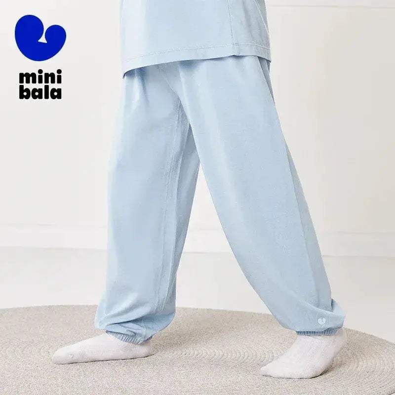 Tencel Antibacterial Kids Lounge Pants For Summer Sleepwear - ToylandEU