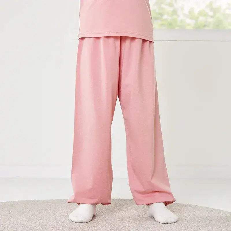 Tencel Antibacterial Kids Lounge Pants For Summer Sleepwear - ToylandEU