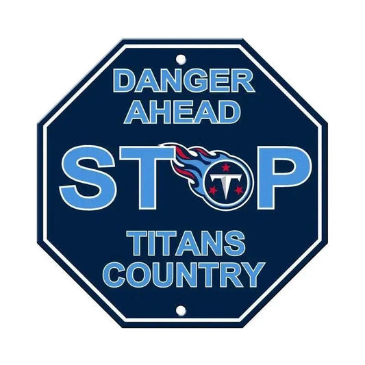  Tennessee Titans 12x12 Plastic Stop Style Sign Color -  ToylandEU™