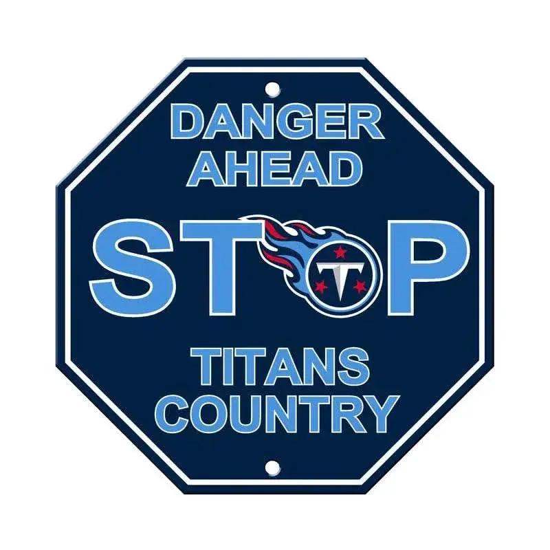  Tennessee Titans 12x12 Plastic Stop Style Sign Color -  ToylandEU™