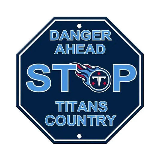  Tennessee Titans 12x12 Plastic Stop Style Sign Color -  ToylandEU™