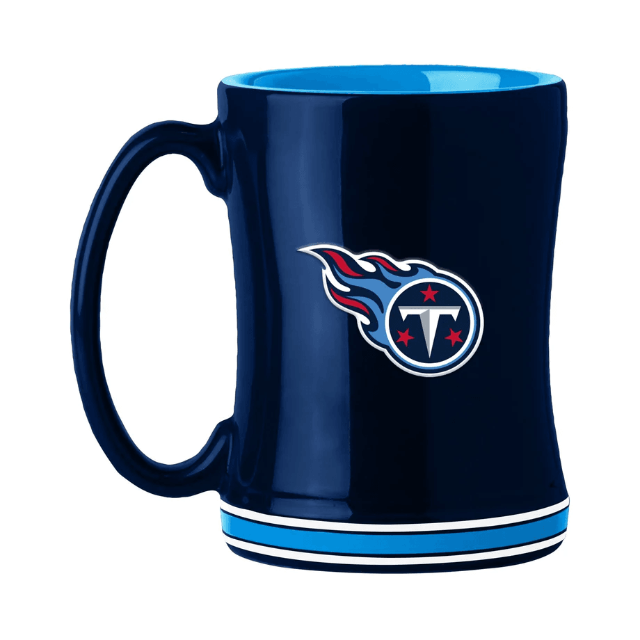 Tennessee Titans 14oz Sculpted Relief Coffee Mug Team Color - ToylandEU