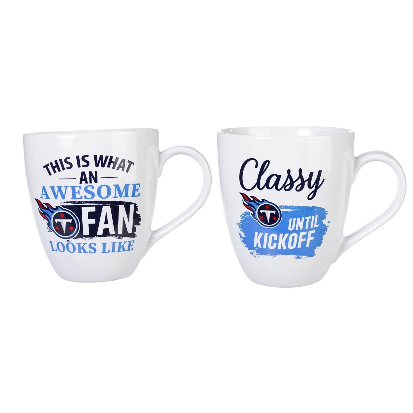 Tennessee Titans 17oz Ceramic Mug Gift Box Set Two Piece - ToylandEU
