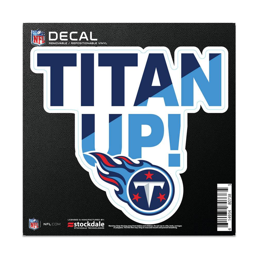 Tennessee Titans 6x6 All Surface Slogan Vinyl Decal - ToylandEU