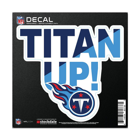 Tennessee Titans 6x6 All Surface Slogan Vinyl Decal - ToylandEU