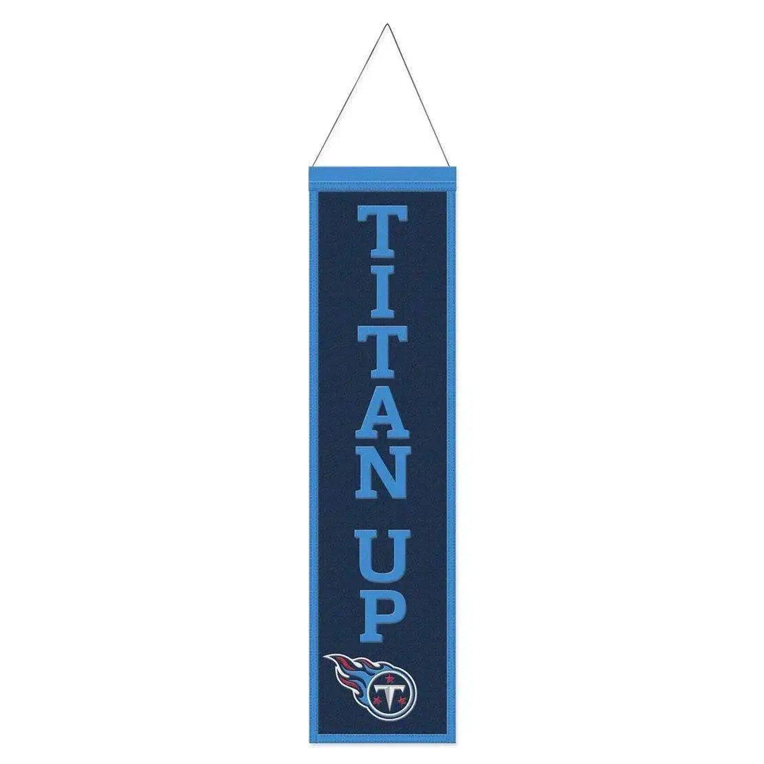  Tennessee Titans Banner Wool 8x32 Heritage Slogan Design -  ToylandEU™