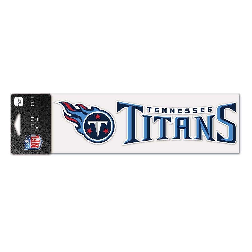 Tennessee Titans Decal 3x10 Perfect Cut Wordmark Color - ToylandEU
