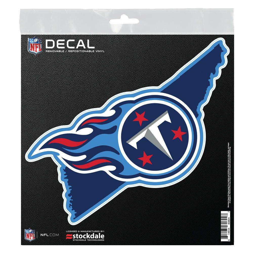 Tennessee Titans Decal 6x6 All Surface State Shape Vinyl - ToylandEU