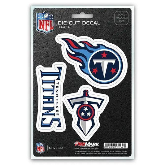  Tennessee Titans Die Cut Decals 3 Pack Premium Clear Vinyl -  ToylandEU™