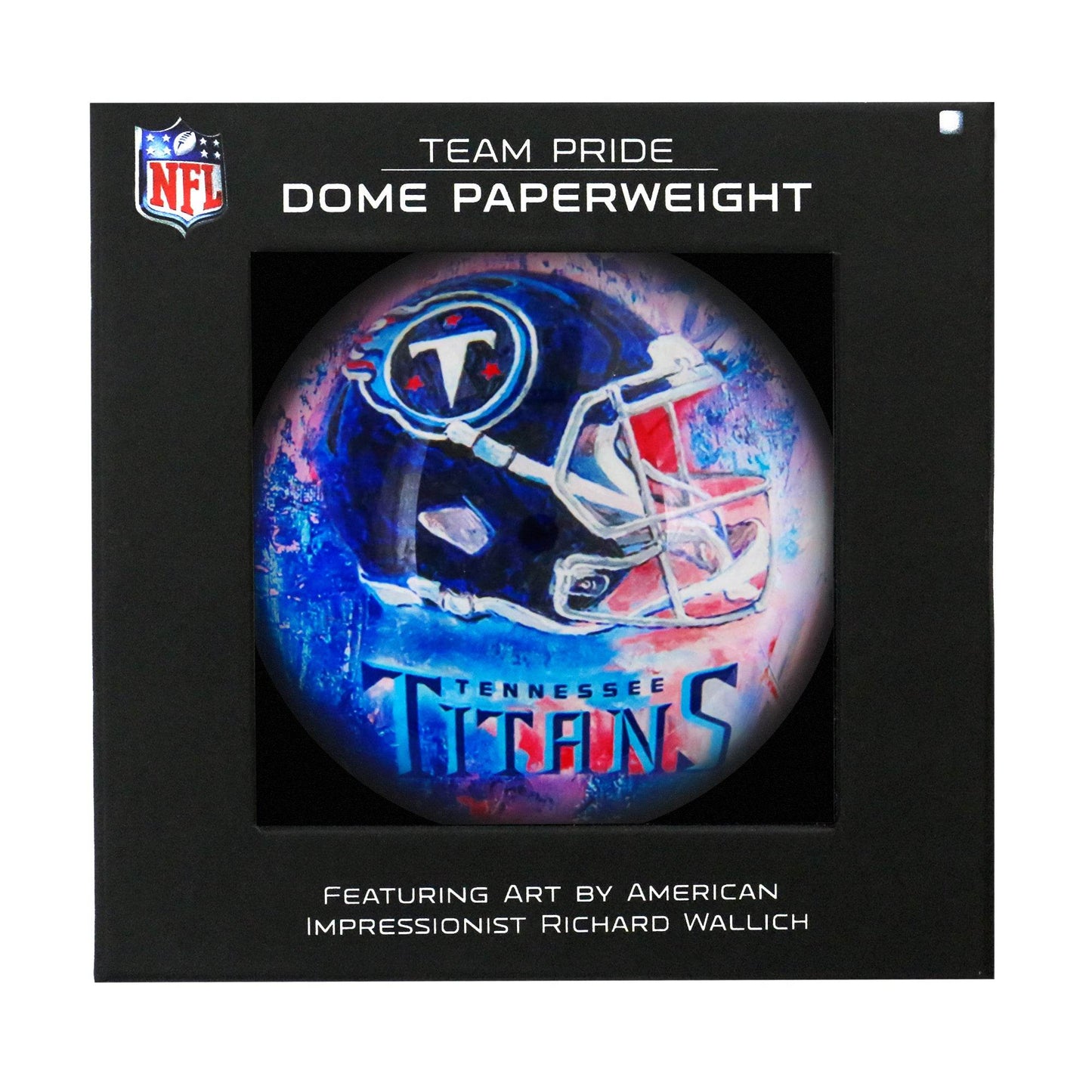 Tennessee Titans Domed Glass Paperweight Desk Accessory - ToylandEU