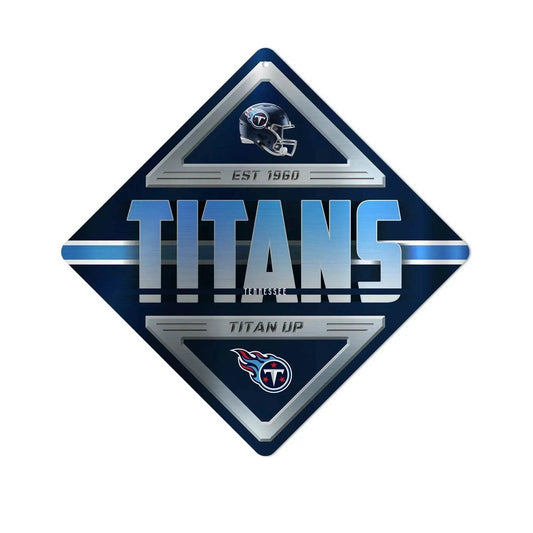  Tennessee Titans Metal Diamond Shape Wall Sign 12 Inch -  ToylandEU™
