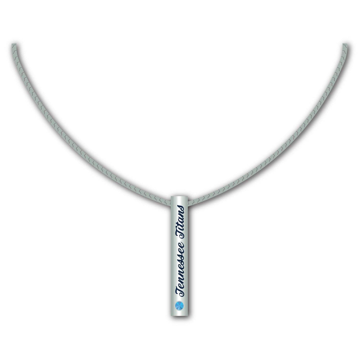 Tennessee Titans Necklace Silver Bar Pendant For Fans Gift - ToylandEU