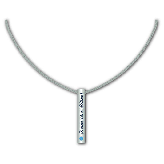 Tennessee Titans Necklace Silver Bar Pendant For Fans Gift - ToylandEU