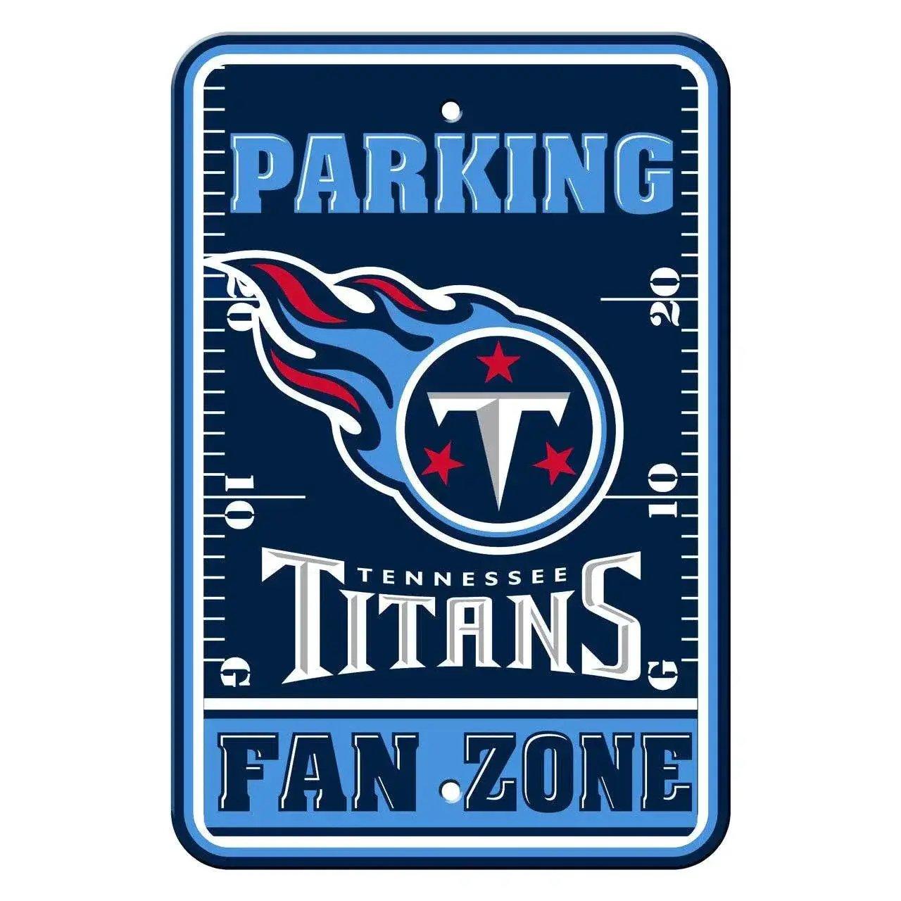  Tennessee Titans Parking Sign 12x18 Plastic Fan Zone CO -  ToylandEU™