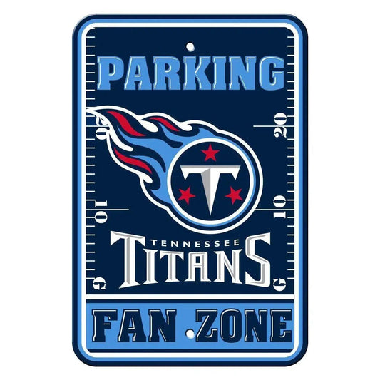  Tennessee Titans Parking Sign 12x18 Plastic Fan Zone CO -  ToylandEU™