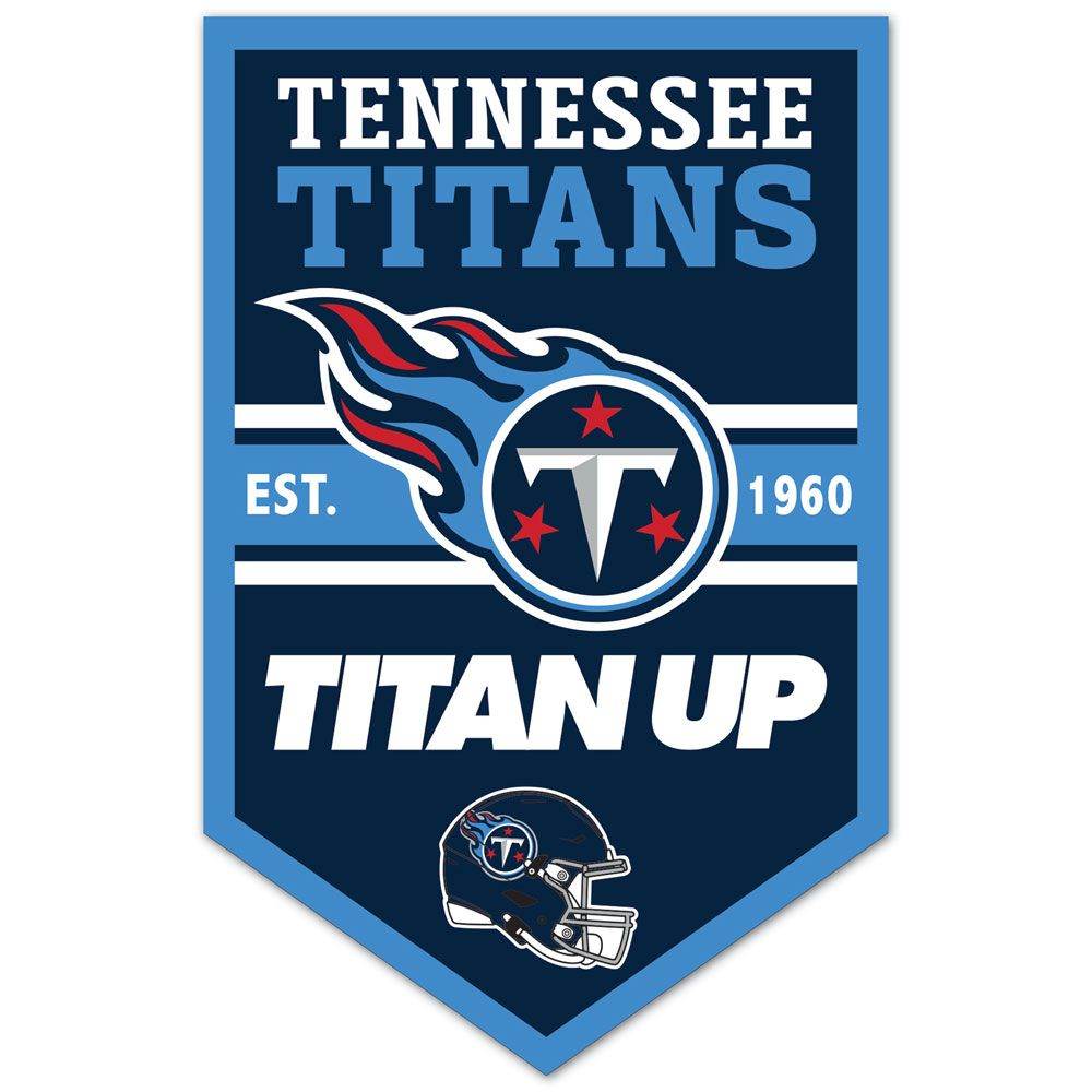 Tennessee Titans Sign 11x17 Wood Chevron Wall Decor - ToylandEU