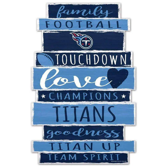  Tennessee Titans Sign 11x17 Wood Family Word Design Decor -  ToylandEU™