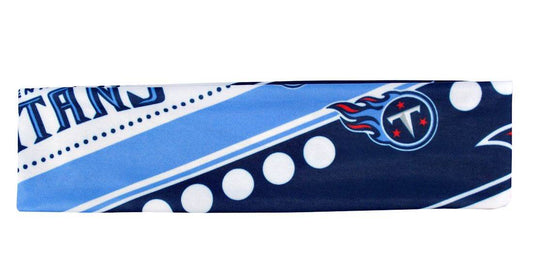 Tennessee Titans Stretch Patterned Headband Satin Flexible - ToylandEU