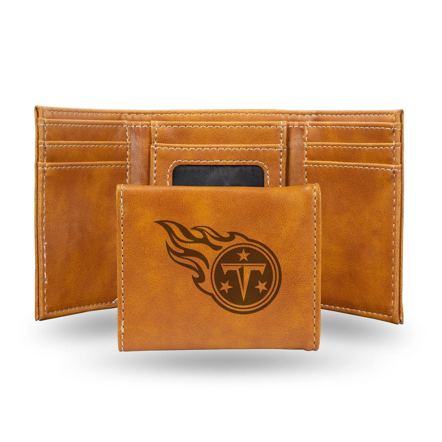 Tennessee Titans Wallet Trifold Laser Engraved Leather - ToylandEU