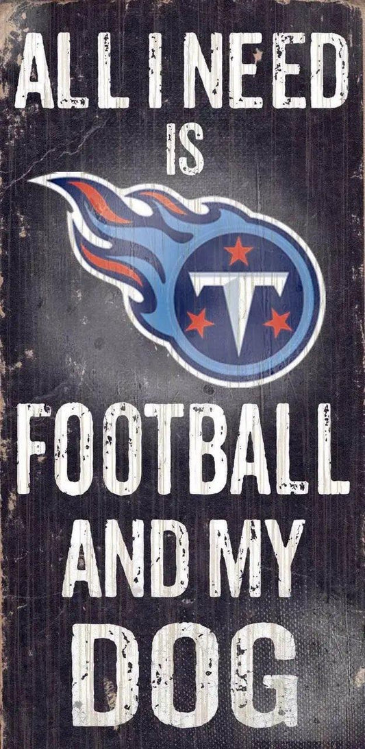  Tennessee Titans Wood Sign Football And Dog 6 By 12 Inches -  ToylandEU™