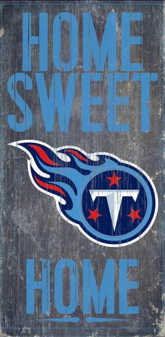  Tennessee Titans Wood Sign Home Sweet Home 6x12 Wall Decor -  ToylandEU™