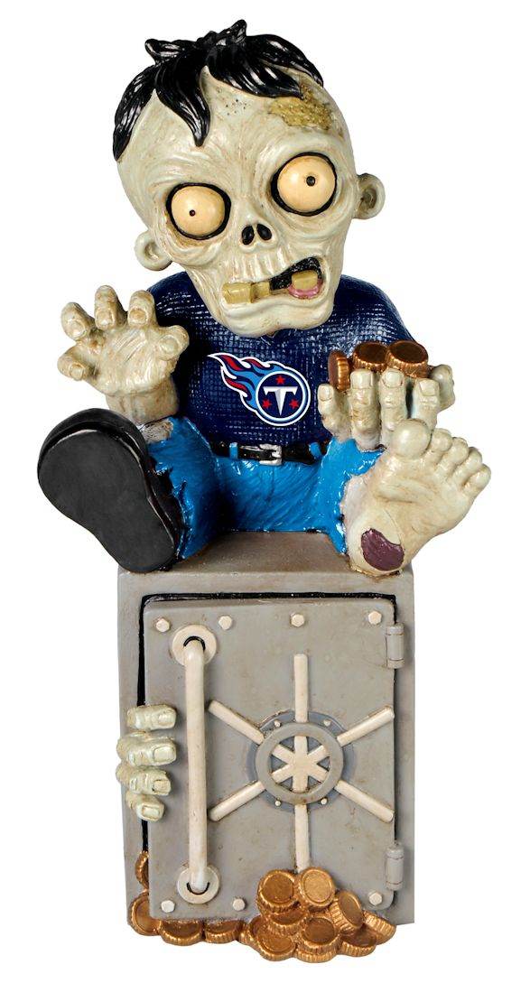 Tennessee Titans Zombie Figurine Bank Resin Hand Painted - ToylandEU