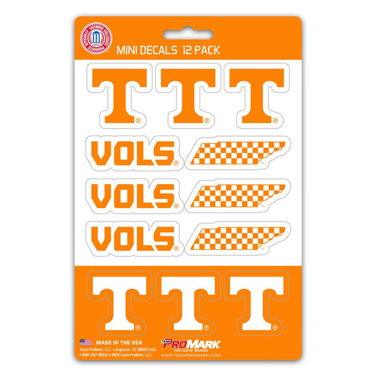 Tennessee Volunteers Decal Set 12 Pack Special Order - ToylandEU