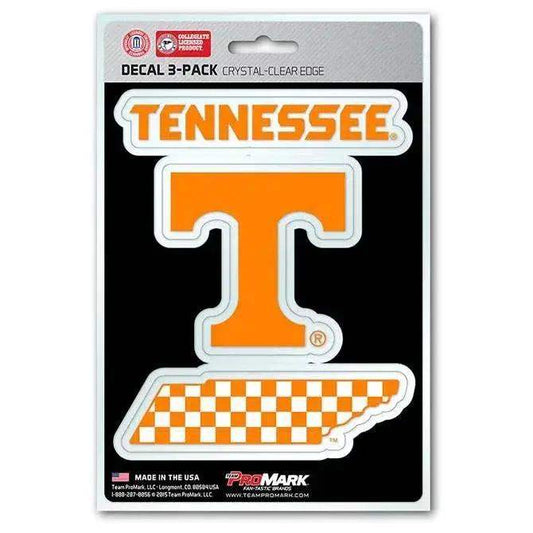  Tennessee Volunteers Die Cut Decals 3 Pack Clear Vinyl -  ToylandEU™