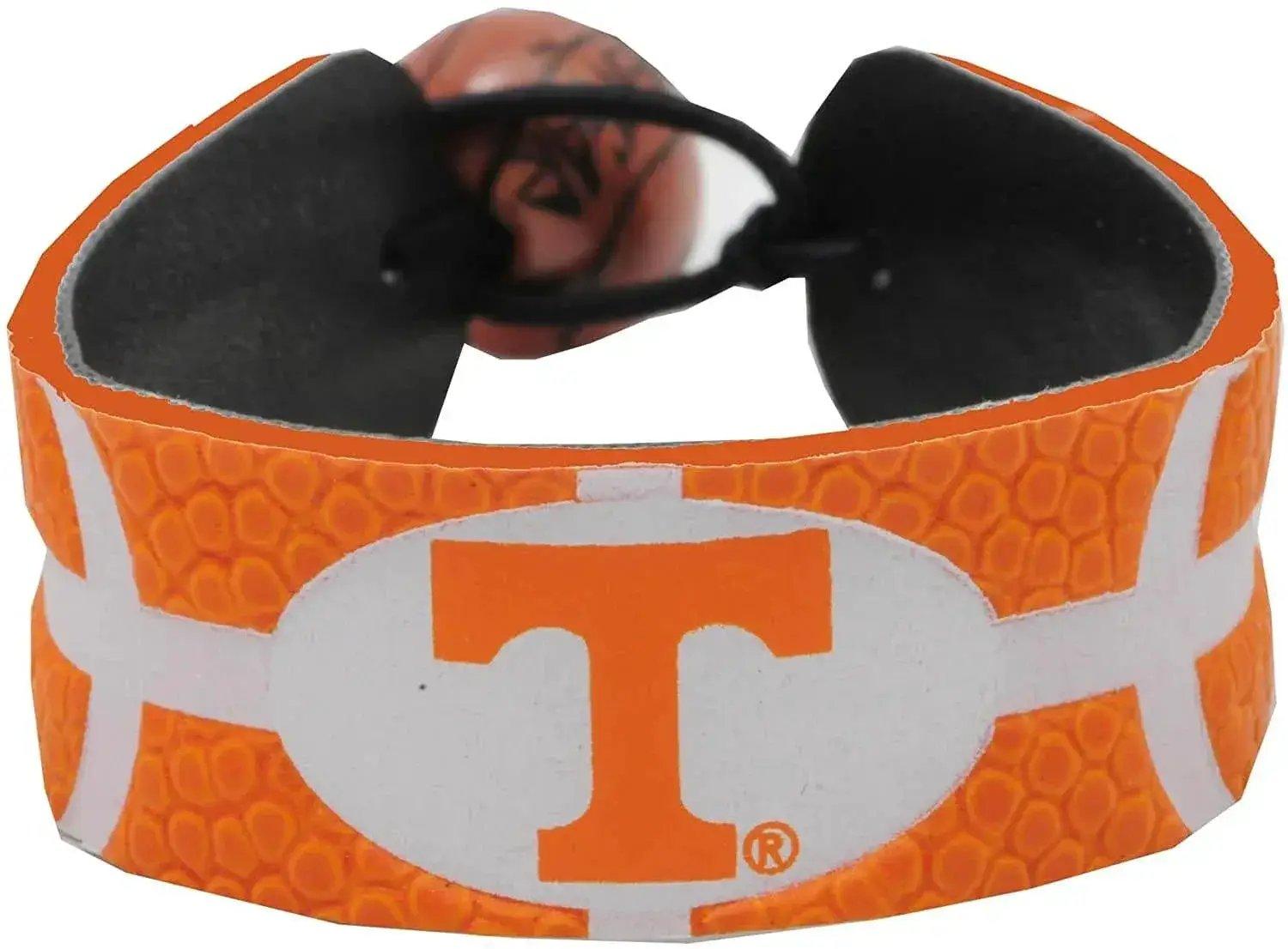  Tennessee Volunteers Leather Bracelet Team Color Classic -  ToylandEU™