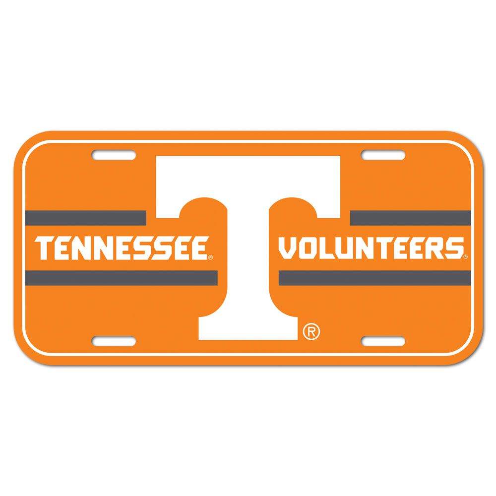 Tennessee Volunteers License Plate Plastic 6x12 Licensed - ToylandEU