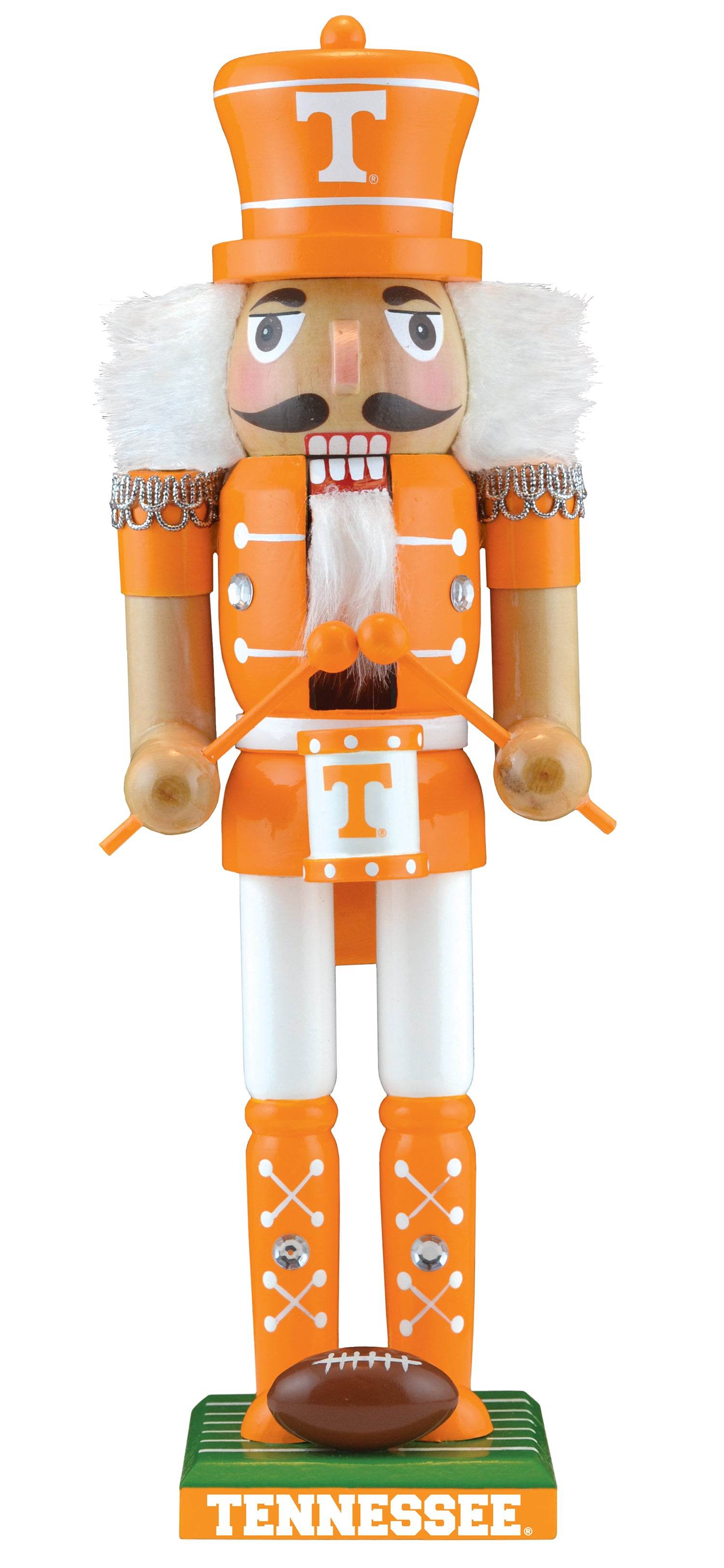 Tennessee Volunteers Nutcracker Handcrafted Wood Decor - ToylandEU