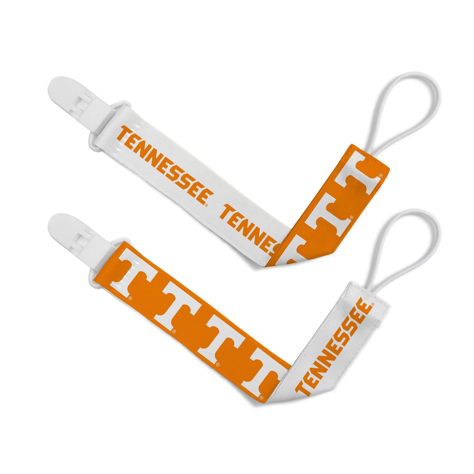 Tennessee Volunteers Pacifier Clips 2 Pack For Baby - ToylandEU