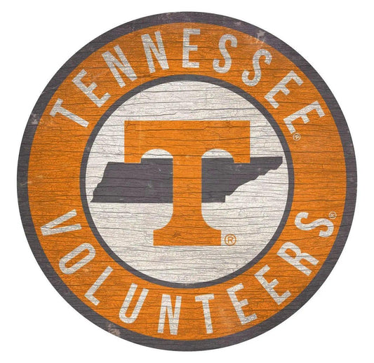  Tennessee Volunteers Wood Round Sign 12 Inch State Design -  ToylandEU™