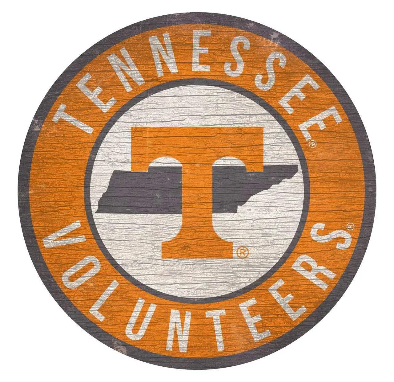  Tennessee Volunteers Wood Round Sign 12 Inch State Design -  ToylandEU™