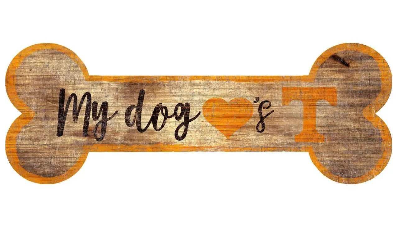  Tennessee Volunteers Wood Sign Dog Bone Shape 6x12 Gift -  ToylandEU™