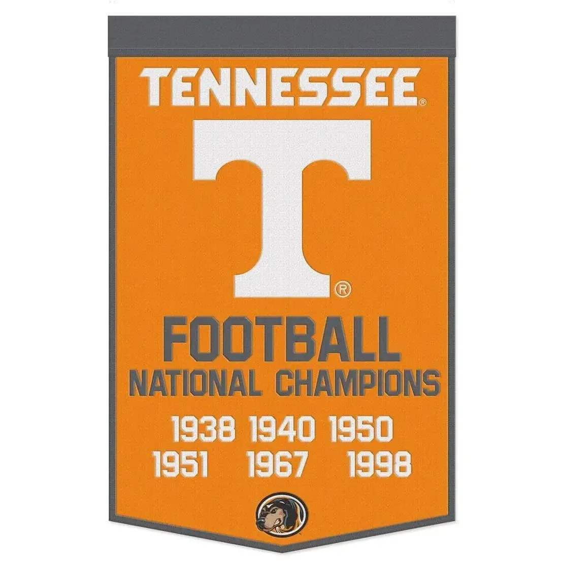  Tennessee Volunteers Wool Banner 24x38 Dynasty Champ Design -  ToylandEU™
