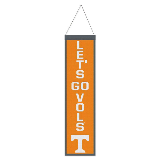Tennessee Volunteers Wool Banner 8x32 Heritage Slogan - ToylandEU