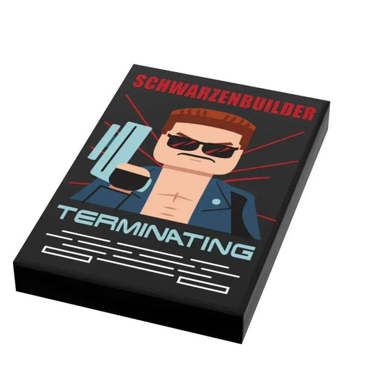  Terminating Movie Cover (2x3 Tile) made using LEGO parts -  ToylandEU™